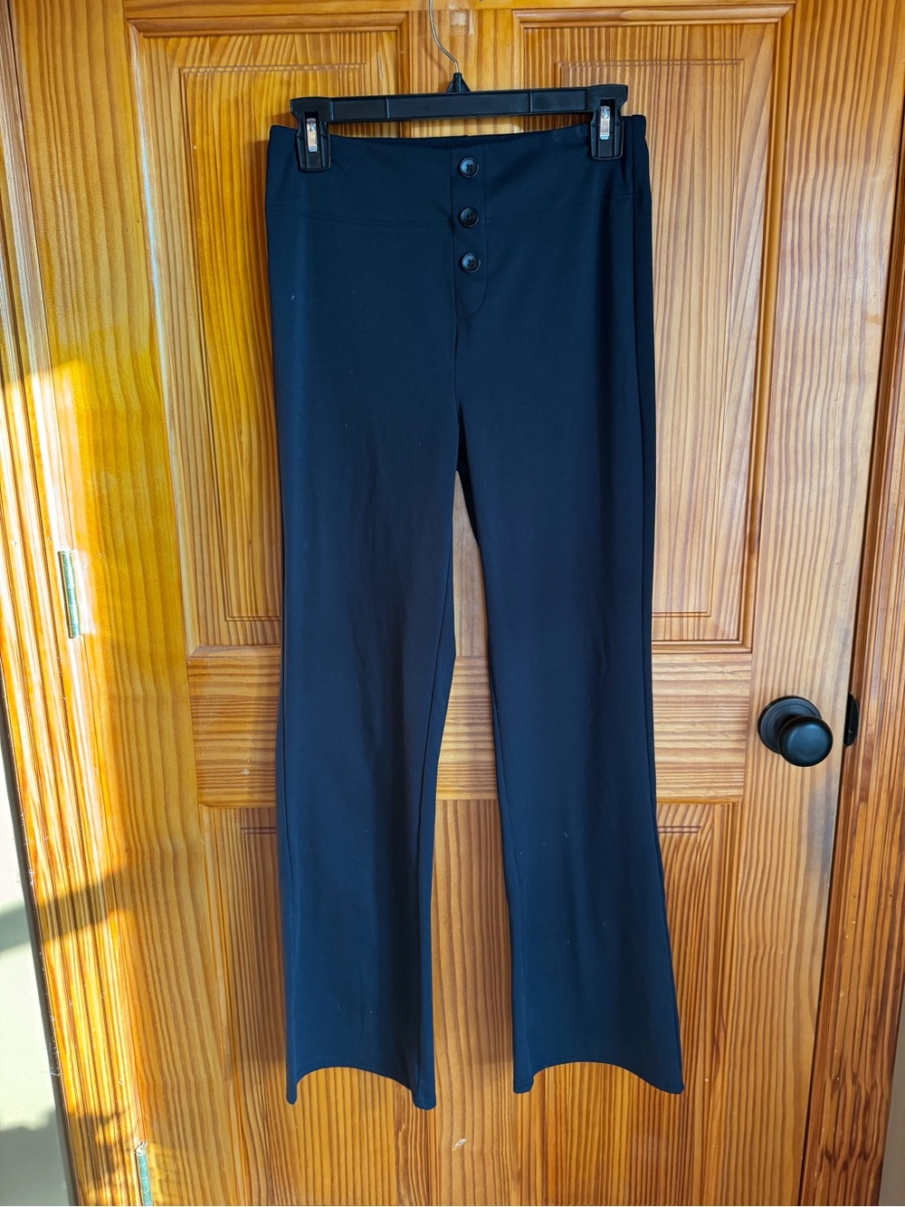 Women’s Black Button-Front Dress Pants